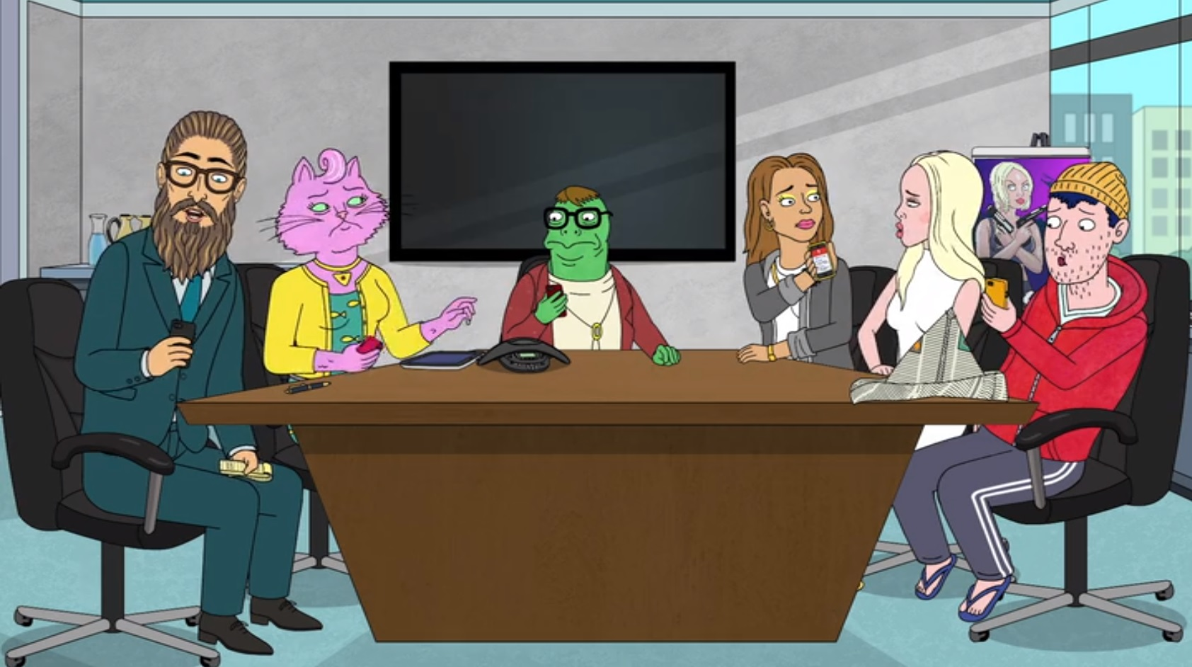 BoJack Horseman: Celebrity Animals and Vices in Hollywoo