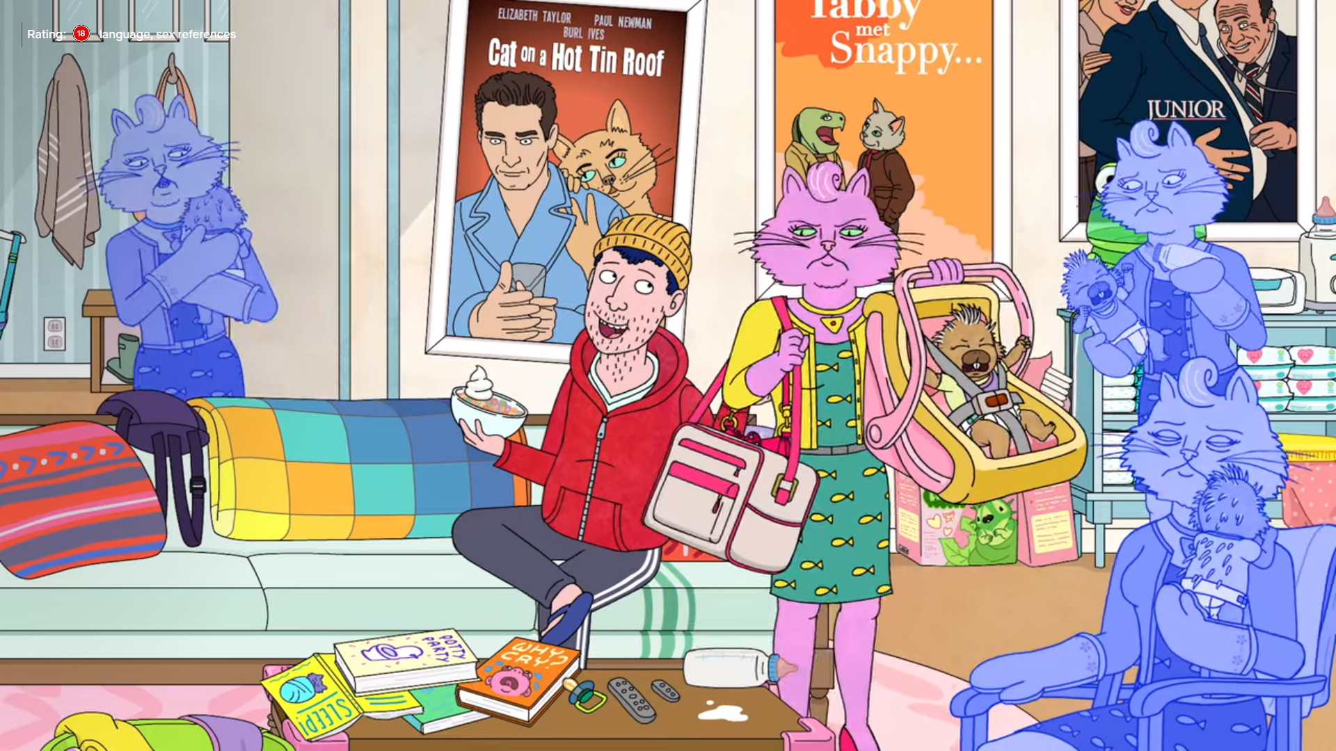 BoJack Horseman: Celebrity Animals and Vices in Hollywoo